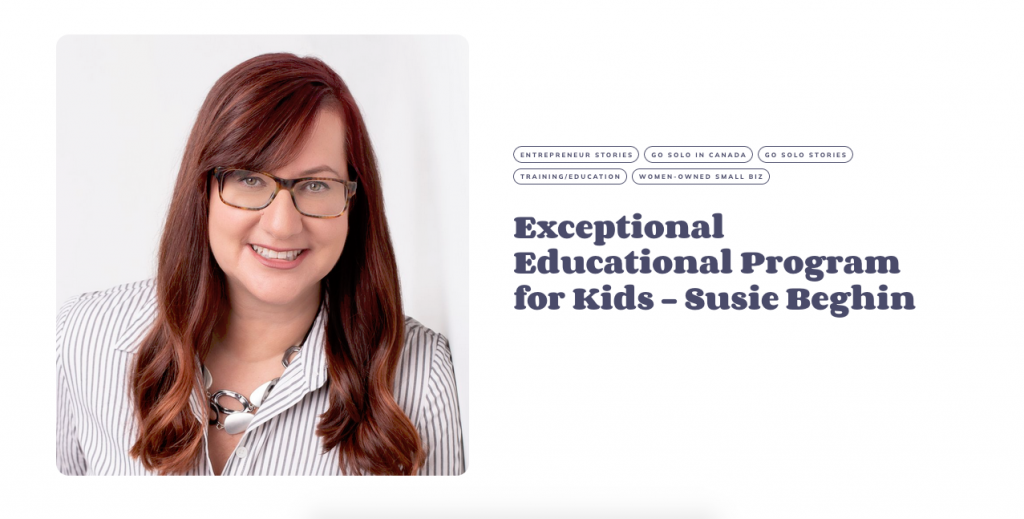 Exceptional Educational Program for Kids - Susie Beghin