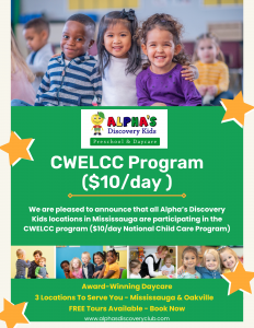 CWELCC Daycare Mississauga